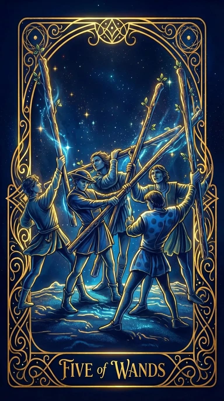 Five of Wands